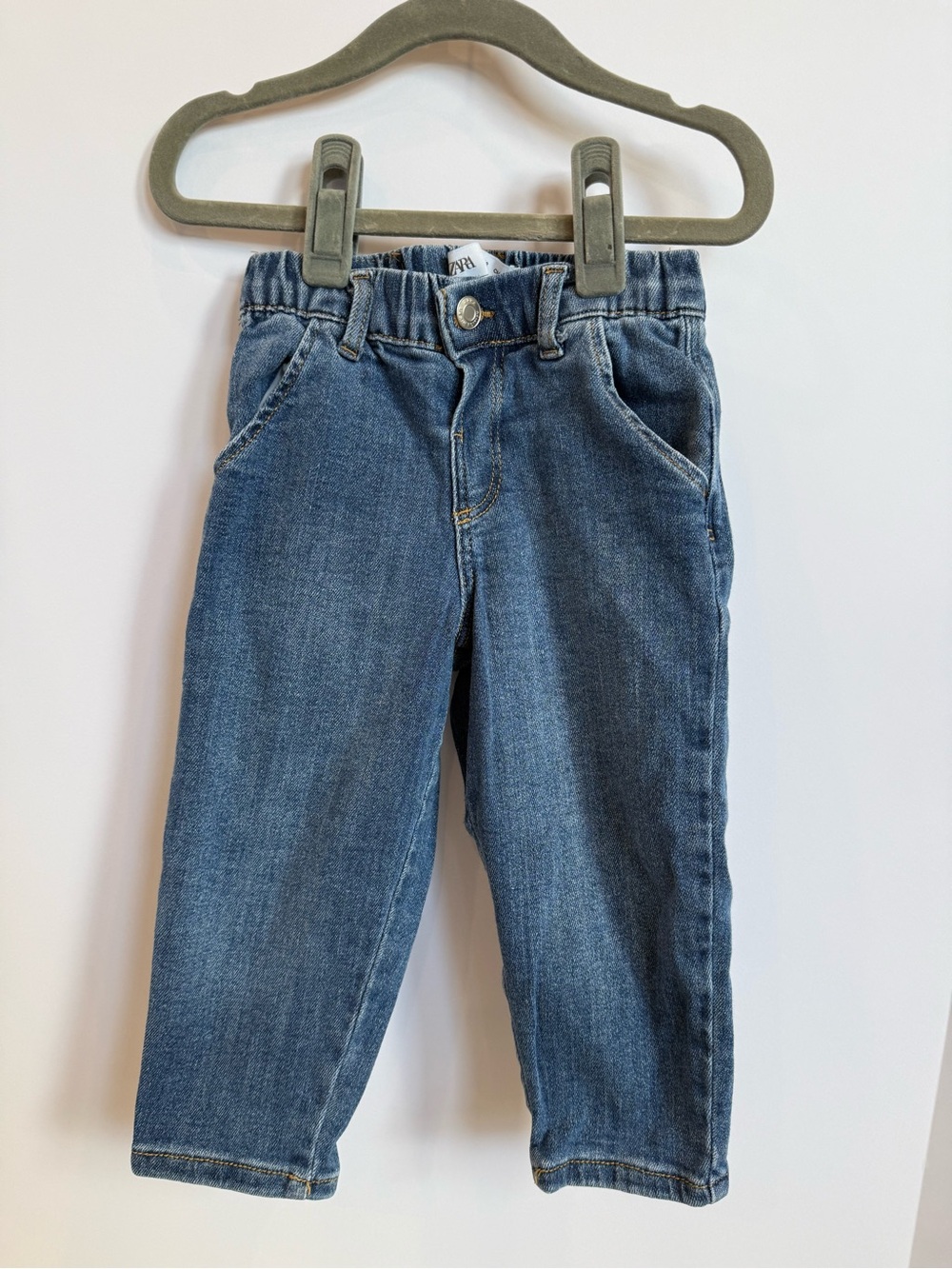 Zara Kids Relaxed fit, Comfy style Jeans Elastic-Waist Blue Denim